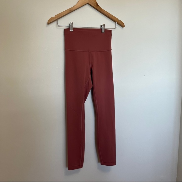 Lululemon Align Crop Leggings in Mauve Size 4 - Picture 1 of 4